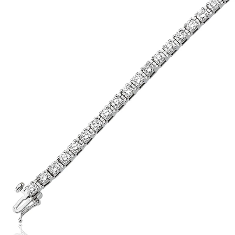 3 3/8 Carat Diamond Tennis Bracelet in 14k Gold